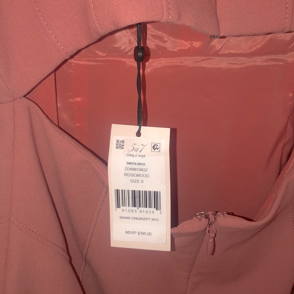 CINQ a SEPT Pink DaKota Cutout Bodycon Midi Dress - Picture 8 of 8